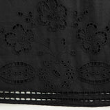 Sea NY LULA EMBROIDERY SLEEVELESS MINI DRESS, Black