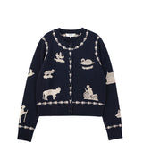 Sea NY MARGEURITE CARDIGAN, Navy