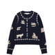 Sea NY MARGEURITE CARDIGAN, Navy