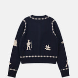 Sea NY MARGEURITE CARDIGAN, Navy