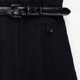 Sea NY REMI TROPICAL MAXI SKIRT W/ BELT, Black