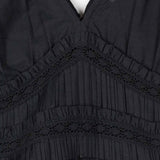 Sea NY NOMI SOLID V-NECK TOP, Black