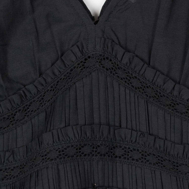 Sea NY NOMI SOLID V-NECK TOP, Black