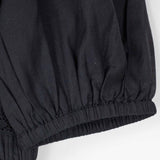 Sea NY NOMI SOLID V-NECK TOP, Black