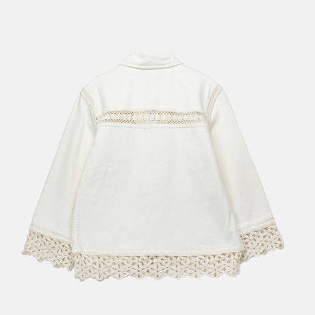 Sea NY STASIA DENIM JACKET, Cream