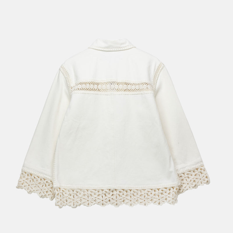 Sea NY STASIA DENIM JACKET, Cream