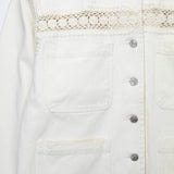 Sea NY STASIA DENIM JACKET, Cream