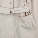 Sea NY ADELE SPORTSWEAR BELTED JACKET, Oat