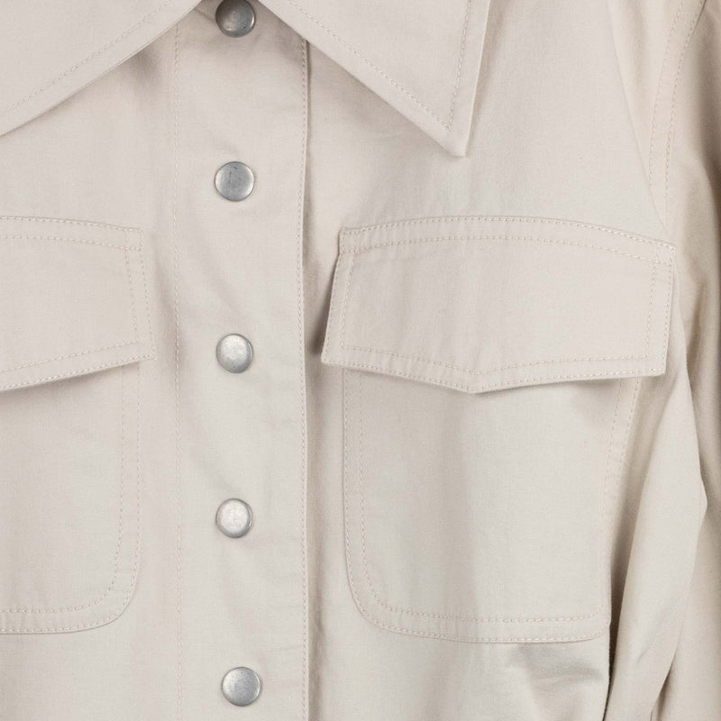 Sea NY ADELE SPORTSWEAR BELTED JACKET, Oat