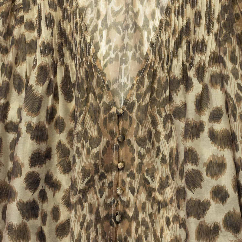 Sea NY CLAUDE PRINT L/S TOP, Cream