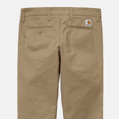 Carhartt WIP SID PANT LAMAR, Leather Rinsed