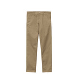 Carhartt WIP SID PANT LAMAR, Leather Rinsed