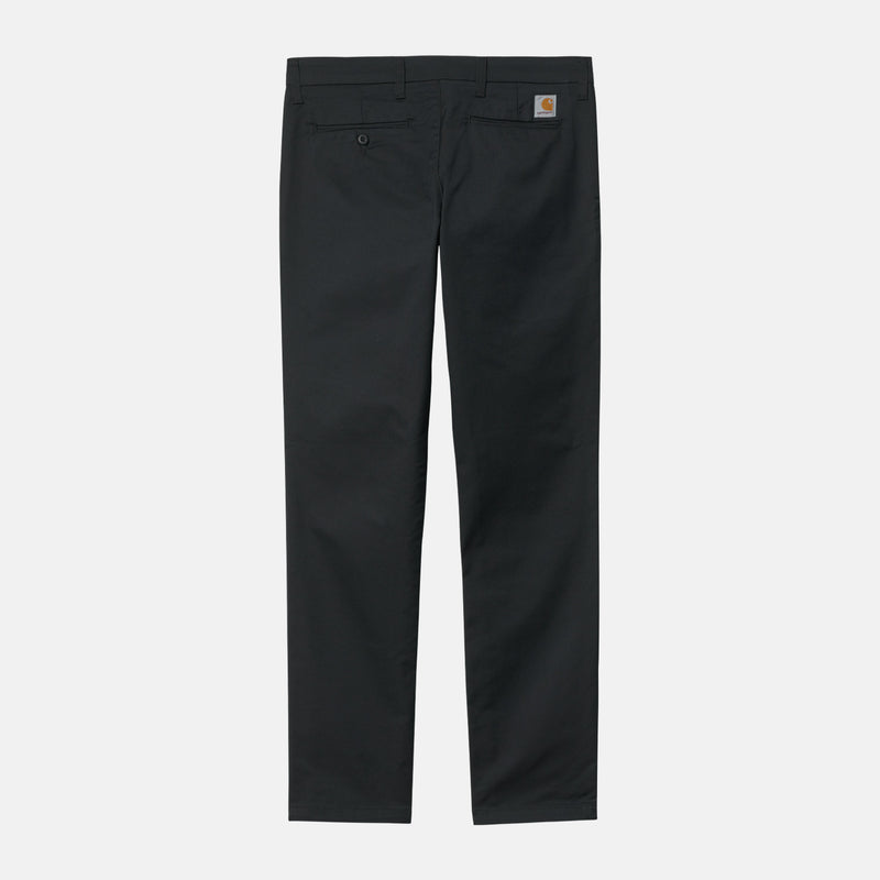 Carhartt WIP SID PANT LAMAR, Black Rinsed