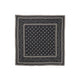 Skall Studio CLASSIC SCARF 90X90, Black/Light Cream