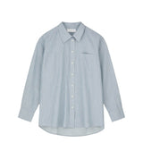 Skall Studio NICO SHIRT, Tiny Blue Stripe