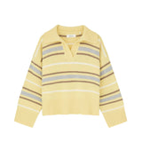 Skall Studio PAUL V-NECK JUMPER, Yellow