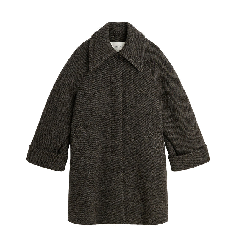 Skall Studio BEATE COAT, Brown/Black