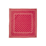 Skall Studio CLASSIC SCARF 90X90, Fiery Red/Light Cream