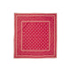 Skall Studio CLASSIC SCARF 90X90, Fiery Red/Light Cream