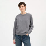 Skall Studio DREW O-NECK, Stone Melange