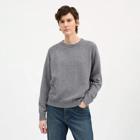 Skall Studio DREW O-NECK, Stone Melange