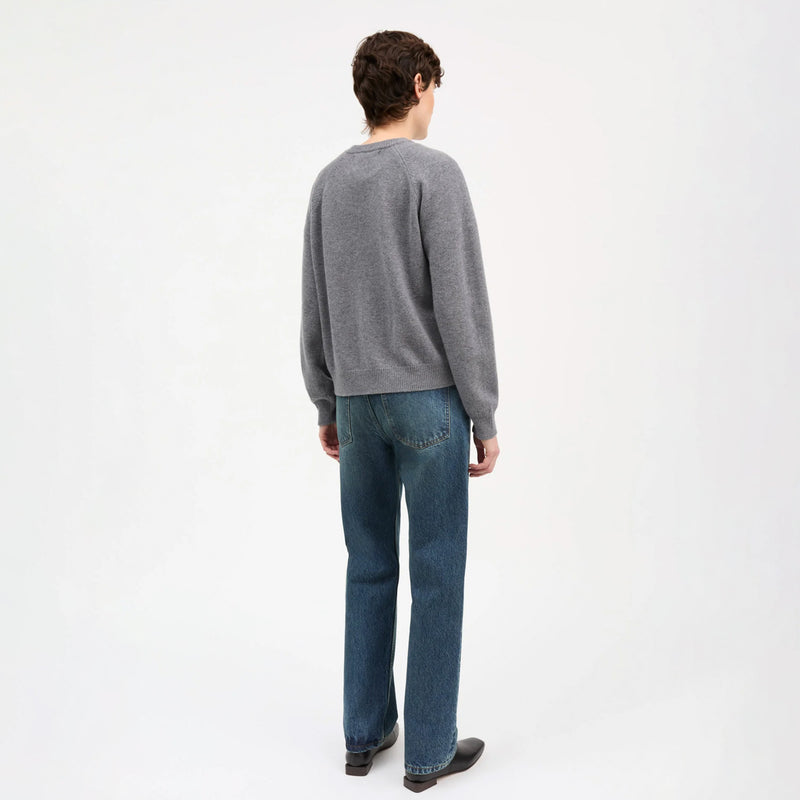 Skall Studio DREW O-NECK, Stone Melange