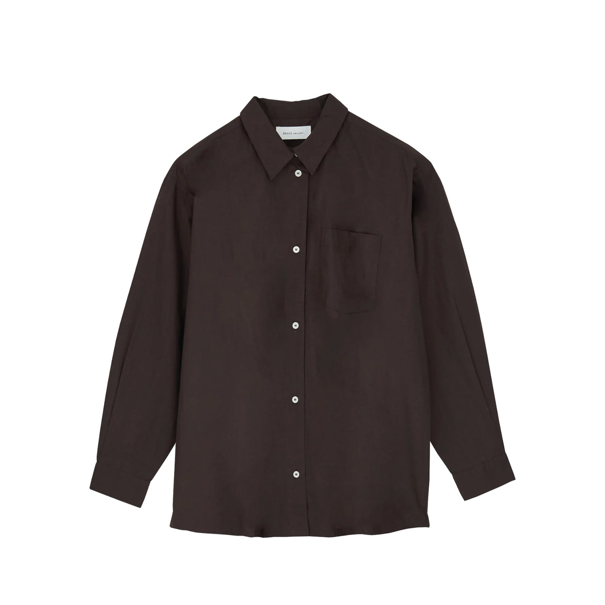 Skall Studio EDGAR SHIRT, Dark Brown