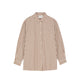 Skall Studio EDGAR SHIRT, Brown/Ecru