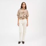 Skall Studio EDGAR SHIRT, Brown/Ecru