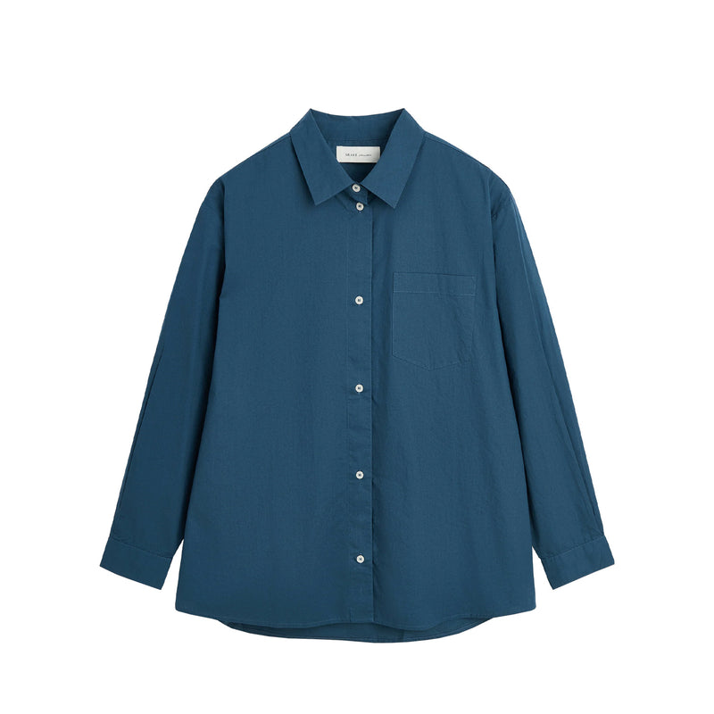 Skall Studio EDGAR SHIRT, Midnight Blue