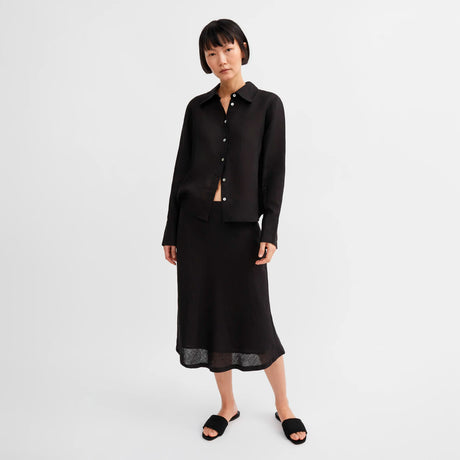 Skall Studio FAUNA SHIRT, Black