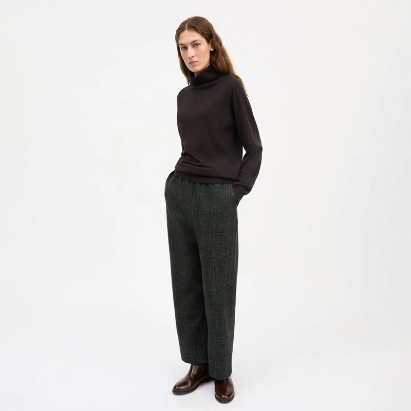 Skall Studio JASMINE PANTS, Green Check