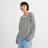Skall Studio LOUI OVERSIZED BLOUSE, Dark Navy/White Stripe