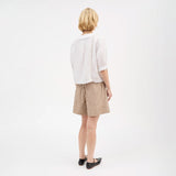 Skall Studio VETIVER SHORTS, Brown/Ecru