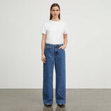 Skall Studio WILLOW WIDE JEANS, Mid Blue
