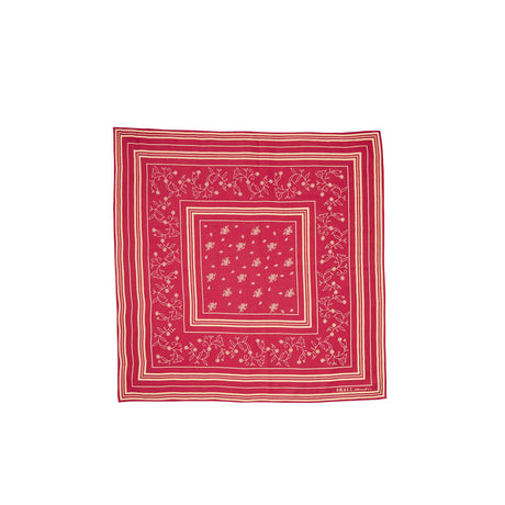 Red scarf on a white background