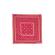 Skall Studio CLASSIC SCARF 55X55, Fiery Red/Light Cream