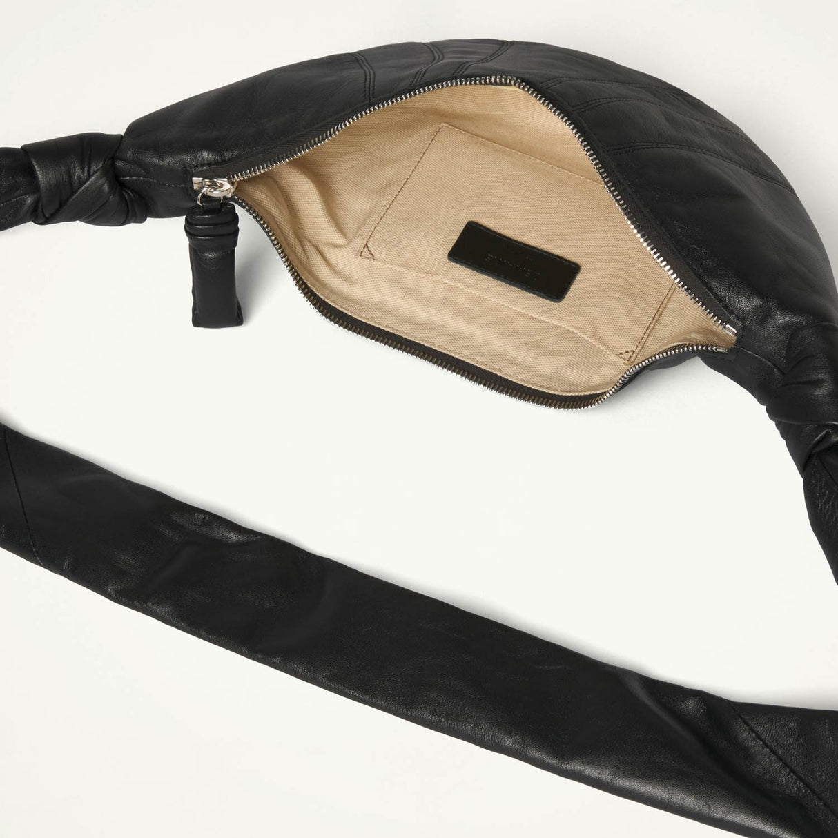 Lemaire SMALL CROISSANT BAG, Black