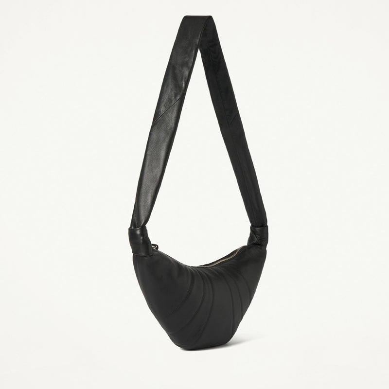 Lemaire SMALL CROISSANT BAG, Black