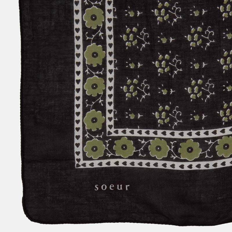 Soeur FOULARD CLASSIQE SCARF, Marron