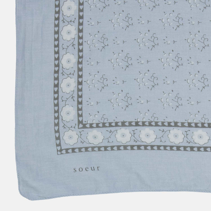 Soeur FOULARD CLASSIQE SCARF, Gris Clair