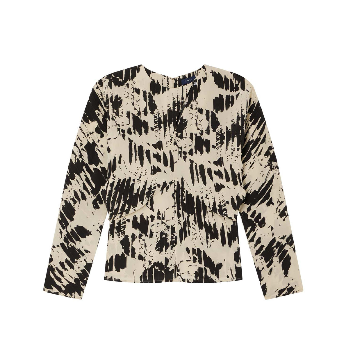 Soeur FREYEL BLOUSE, Pale Yellow/Black