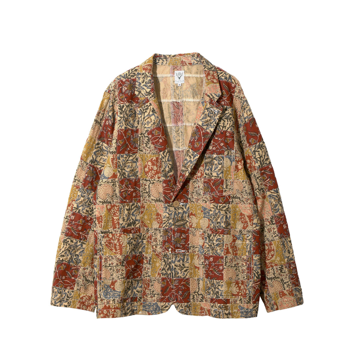 South2 West8 2B JACKET, Batik Patchwork