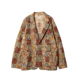 South2 West8 2B JACKET, Batik Patchwork