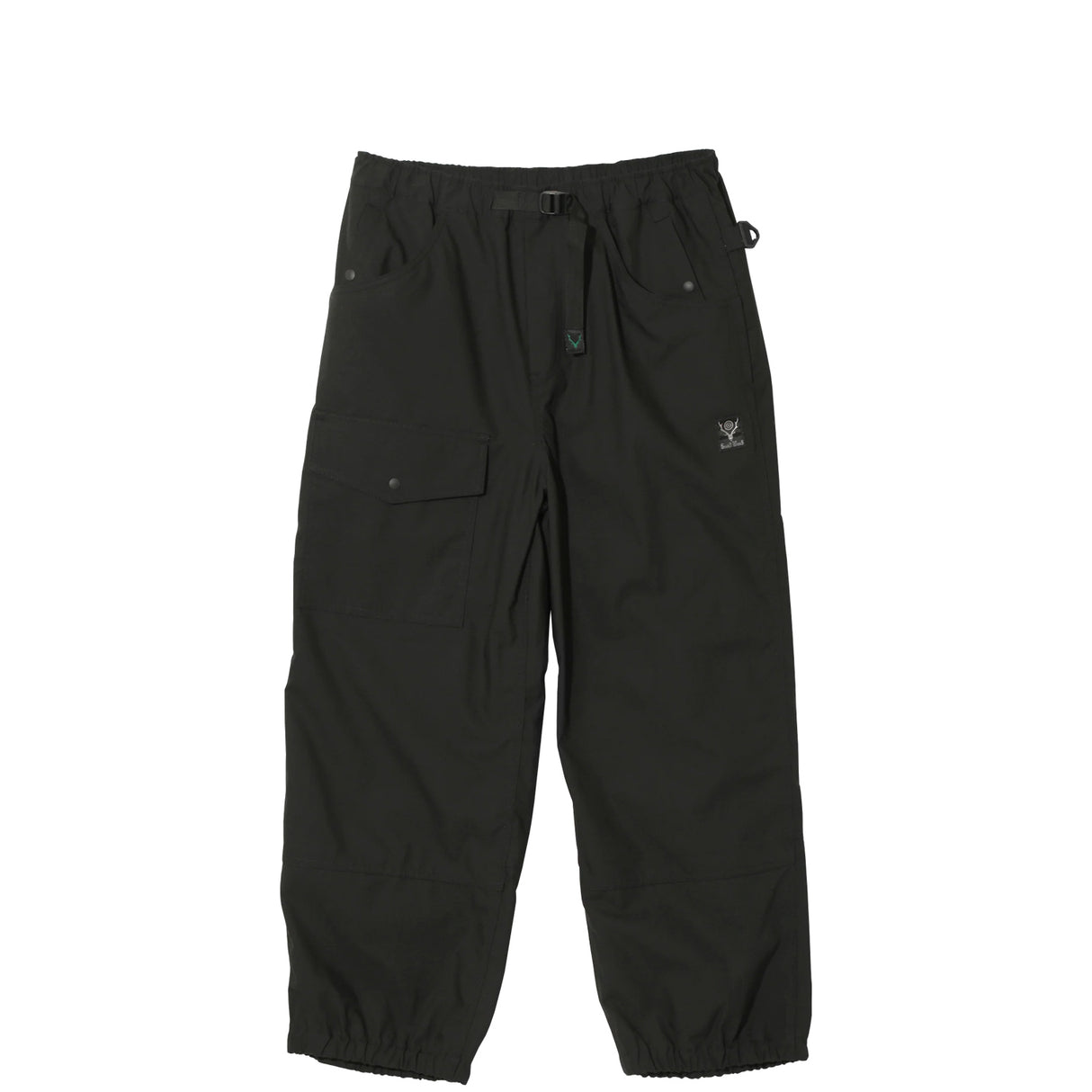 South2 West8 BELTED UTILITY PANT, Black