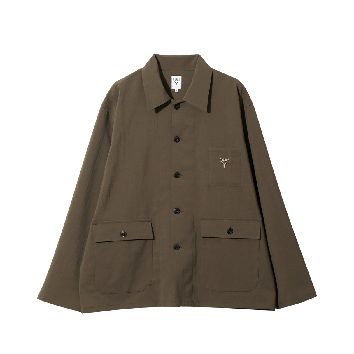 South2 West8 HUNTING SHIRT, Brown