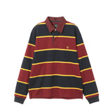 South2 West8 RUGGER SHIRT, Burgundy