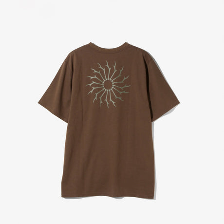 South2 West8 S/S ROUND POCKET TEE, Brown