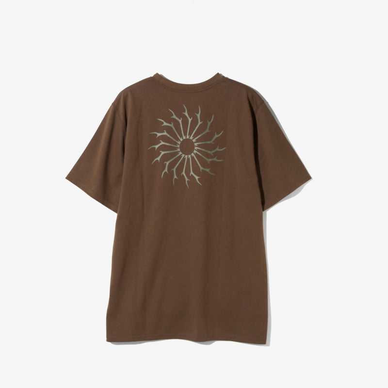 South2 West8 S/S ROUND POCKET TEE, Brown