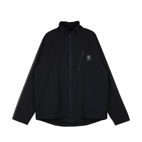 South2 West8 S.L. ZIPPED TRAIL SHIRT, Black - Image 1